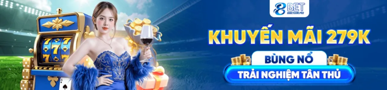 Sân vận động tràn đầy năng lượng với các biểu tượng cá cược thể thao và logo 8s chính thức